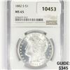 Image 1 : 1882-S Morgan Silver Dollar NGC-MS65