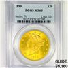 Image 1 : 1899 $20 Gold Double Eagle PCGS-MS63