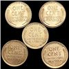 Image 2 : (5) Wheat Cents UNCIRCULATED