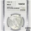 Image 1 : 1926 Silver Peace Dollar NGC-MS63
