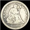 Image 1 : 1850 Seated Liberty Quarter NICELY CIRCULATED