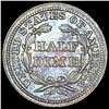 Image 2 : 1854 Arrows Seated Liberty Half Dime UNCIRCULATED
