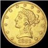 Image 1 : 1881 $10 Gold Eagle UNCIRCULATED