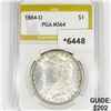 Image 1 : 1884-O Morgan Silver Dollar PGA-MS64