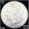 Image 1 : 1892-CC Morgan Silver Dollar CHOICE BU