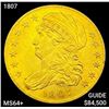 Image 1 : 1807 $5 Gold Half Eagle CHOICE BU+