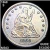 Image 1 : 1868-S Seated Liberty Quarter CHOICE BU
