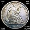 Image 1 : 1861-O CSA OBV Seated Liberty Half HIGH GRADE