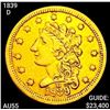 Image 1 : 1839-D $2.50 Gold Quarter Eagle CHOICE AU