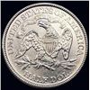Image 2 : 1873 NO ARROWS OPEN 3 Seated Half Dollar UNC