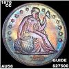 Image 1 : 1870-CC Trade Silver Dollar CHOICE AU