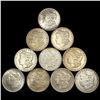 Image 1 : (10) Morgan Silver Dollars CLOSELY UNCIRCULATED