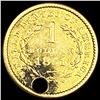 Image 2 : 1851 Rare Gold Dollar LIGHTLY CIRCULATED