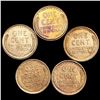 Image 2 : (5) Wheat Cents UNCIRCULATED