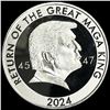 Image 1 : Maga Trump 1oz Silver Coin GEM PROOF