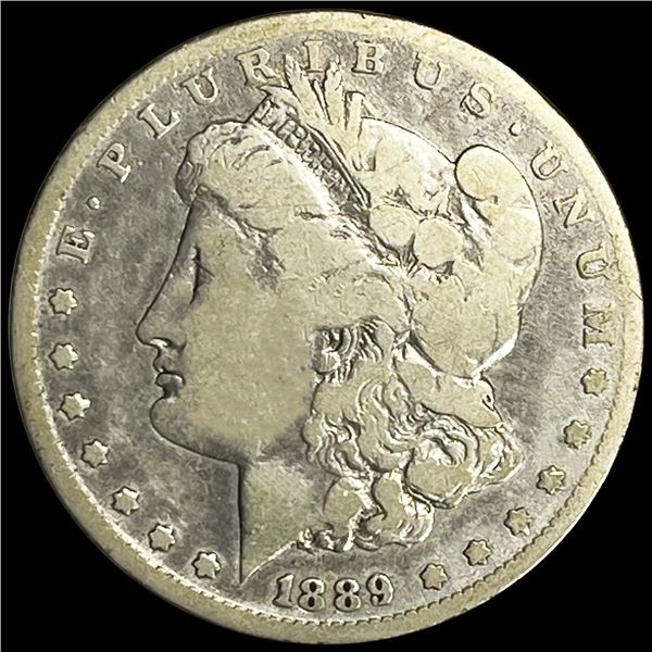 1889-CC Morgan Silver Dollar NICELY CIRCULATED