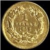 Image 2 : 1858-S Rare Gold Dollar ABOUT UNCIRCULATED