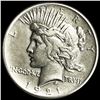 Image 1 : 1921 Silver Peace Dollar CLOSELY UNCIRCULATED
