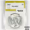 Image 1 : 1927 Silver Peace Dollar PGA-MS61