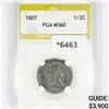 Image 1 : 1807 Draped Bust Half Cent PGA-MS60