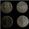 Image 1 : Colonial Cents (4) NICELY CIRCULATED