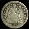 Image 1 : 1858-S Seated Liberty Dime NICELY CIRCULATED