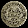 Image 2 : 1858-S Seated Liberty Dime NICELY CIRCULATED