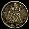 Image 1 : 1887 Seated Liberty Dime ABOUT UNCIRCULATED