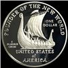 Image 2 : 2000 Leif Erickson Silver Dollar GEM PROOF