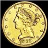 Image 1 : 1885-S $5 Gold Half Eagle CLOSELY UNCIRCULATED