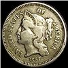 Image 1 : 1867 Nickel Three Cent LIGHTLY CIRCULATED