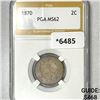 Image 1 : 1870 Two Cent Piece PGA-MS62