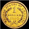 Image 2 : 1850 Rare Gold Dollar NEARLY UNCIRCULATED