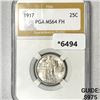 Image 1 : 1917 Standing Liberty Quarter PGA-MS64 FH