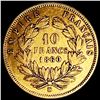Image 2 : 1860 France 10 Francs NEARLY UNCIRCULATED