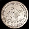 Image 2 : 1854 Arrows Seated Liberty Quarter NEARLY UNC