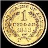Image 2 : 1853 Rare Gold Dollar UNCIRCULATED