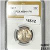Image 1 : 1917 Standing Liberty Quarter PGA-MS64+ FH