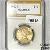Image 1 : 1903-S $10 Gold Eagle PGA-MS64+