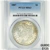 Image 1 : 1887 Morgan Silver Dollar PCGS-MS63