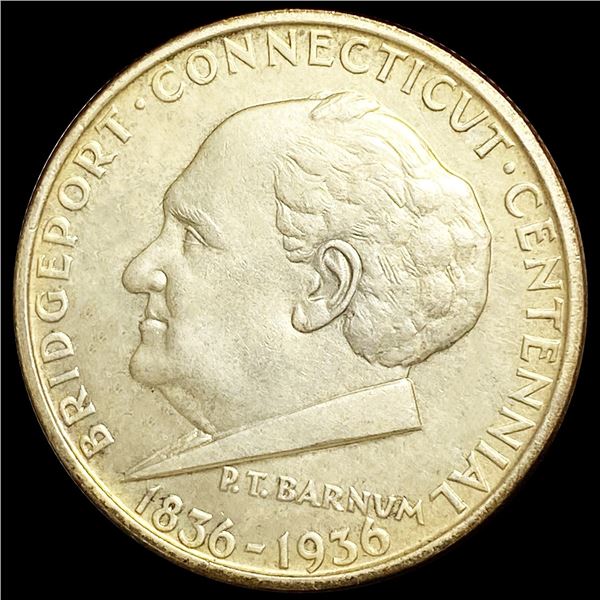 1936 Bridgeport Half Dollar UNCIRCULATED