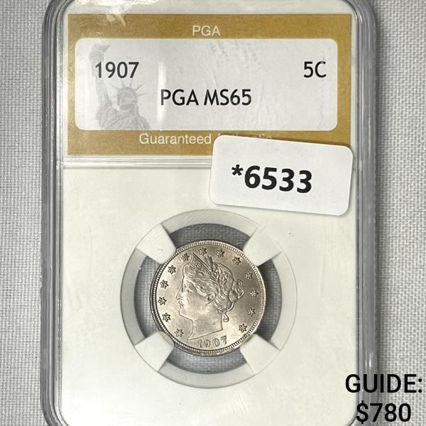 1907 Liberty Victory Nickel PGA-MS65