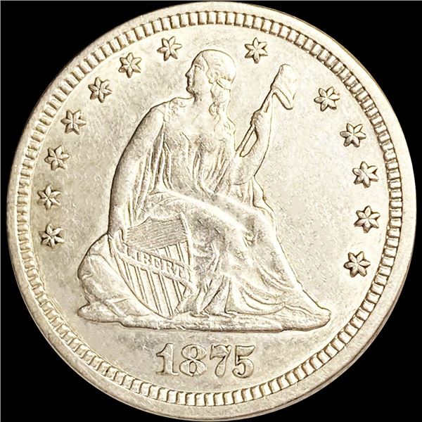 1875 Seated Liberty Quarter UNCIRCULATED
