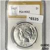 Image 1 : 1927 Silver Peace Dollar PGA-MS62