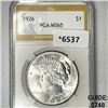 Image 1 : 1926 Silver Peace Dollar PGA-MS65