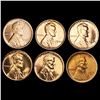 Image 1 : RED Wheat Cents (6) UNCIRCULATED