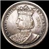 Image 1 : 1893 Isabella Silver Quarter CLOSELY UNCIRCULATED