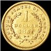 Image 2 : 1851 Rare Gold Dollar CLOSELY UNCIRCULATED
