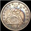 Image 1 : 1876-CC Seated Liberty Quarter NEARLY
