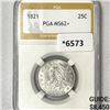 Image 1 : 1821 Capped Bust Quarter PGA-MS62+